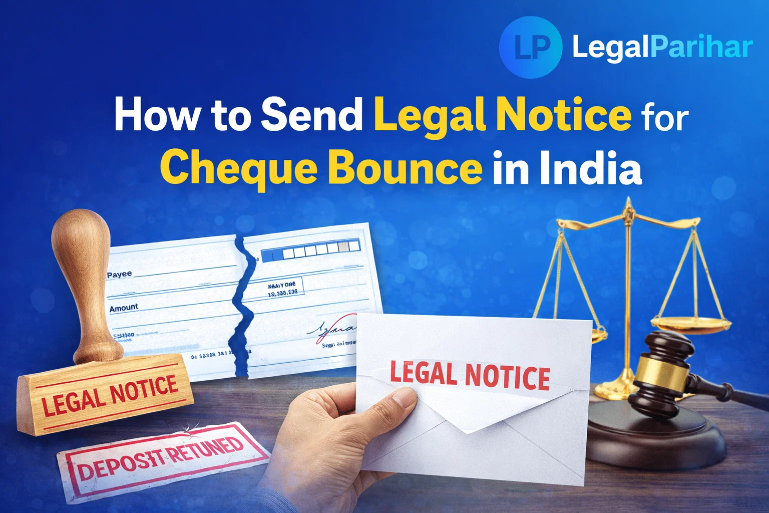 How to Send Legal Notice for Cheque Bounce in India - Legal advice and insights from LegalParihar