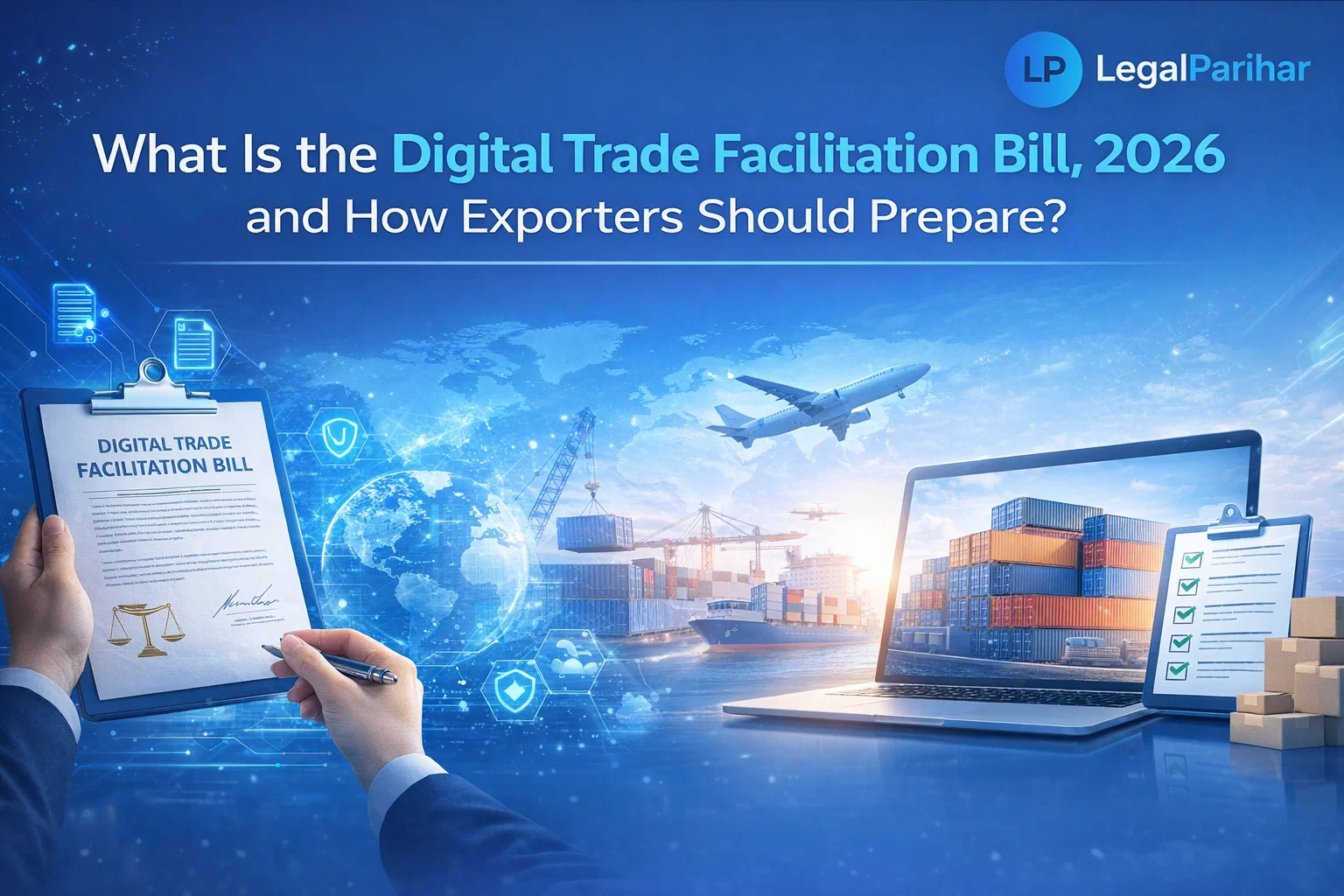 Digital Trade Facilitation Bill 2026: Meaning, Impact & Exporter Preparation - Legal advice and insights from LegalParihar