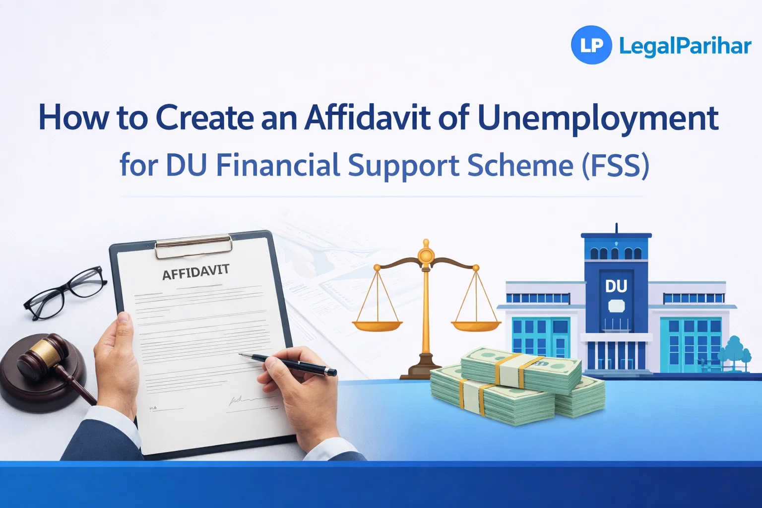 Affidavit of Unemployment for DU FSS: Format, Steps & Tips - Legal advice and insights from LegalParihar